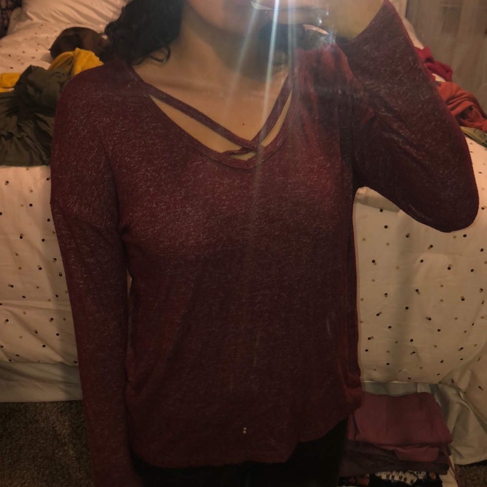 Maroon sweater